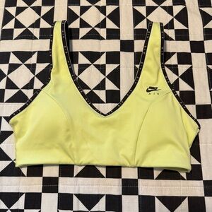 Nike Air Women's Neon Yellow Sports Bra